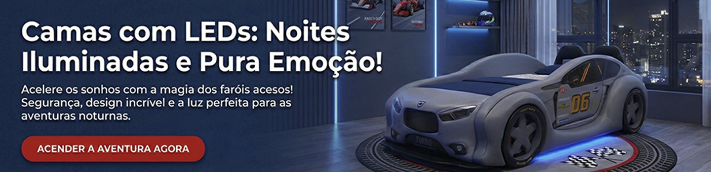 Cama com leds Cama com leds
