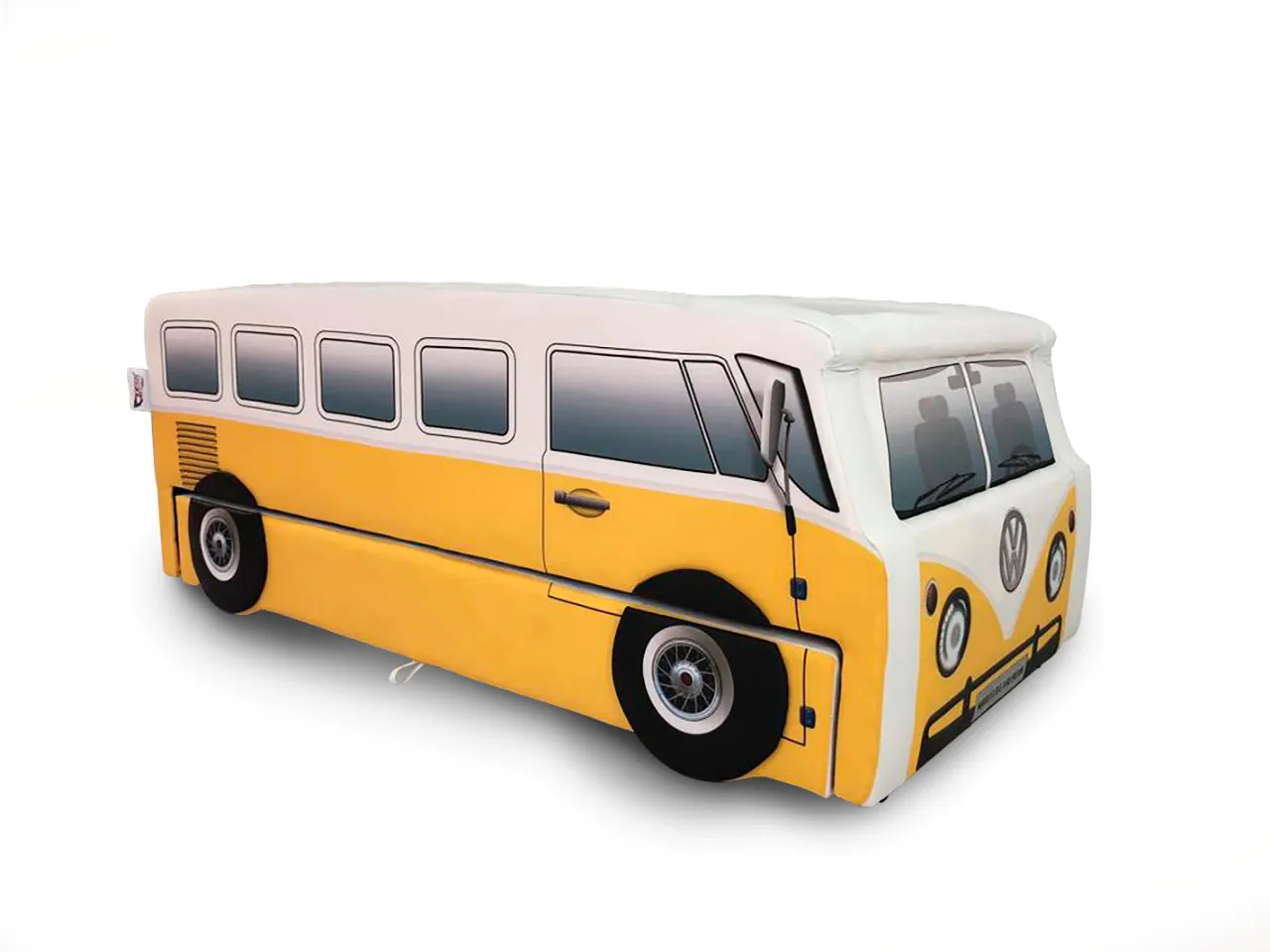 Bicama Kombi Retrô Infantil Totalmente Estofada com Auxiliar