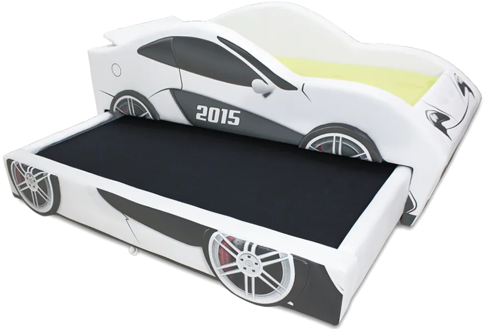 Bicama Carro Solteiro Scorpion Estofada com Auxiliar