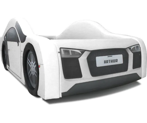 Cama Carro A12 Sonic Solteiro Estofada Com Rodas Embutidas