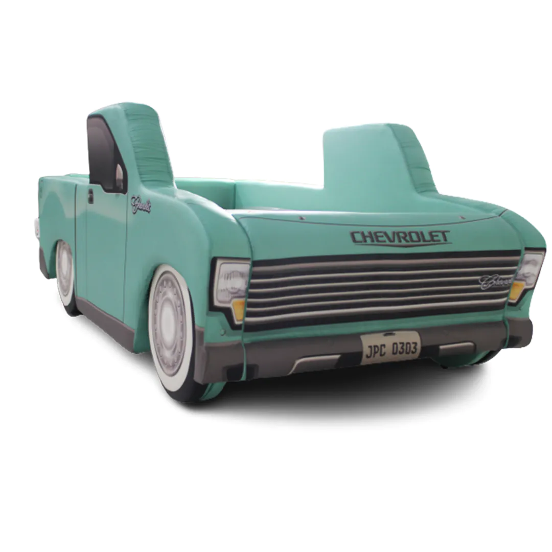 Cama Carro Solteiro Camionete Classic Totalmente Estofada