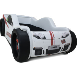 Mini Cama Balla com rodas embutidas - cor branca
