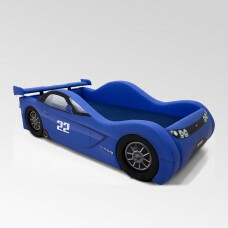 Cama Carro Viper solteiro estofada com rodas embutidas