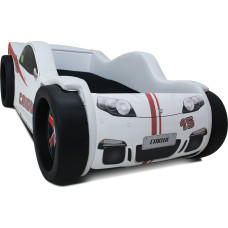 Mini Cama Balla com rodas embutidas - cor branca