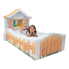 Cama Casinha Mini totalmente estofada - cor branca