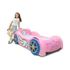 Mini Cama Baby Uni totalmente estofada - cor rosa