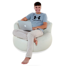 Poltrona Pufe Thomas - cor bege