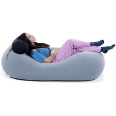 Pufe Sensorial com apoio de cabeça Kevin - cor cinza