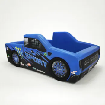 Cama Carro Camionete Sport Solteiro Estofada Rodas Embutidas