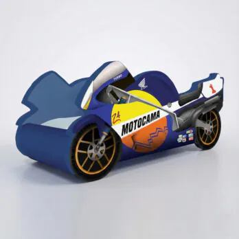 Cama Moto Z4 Solteiro Totalmente Estofada