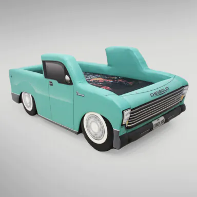 Cama Carro Solteiro Camionete Classic Totalmente Estofada