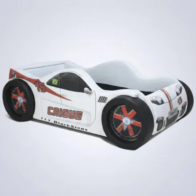 Mini Cama Balla Com Rodas Embutidas Totalmente Estofada