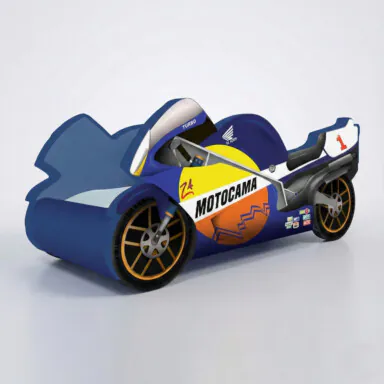 Cama Moto Z4 Solteiro Totalmente Estofada