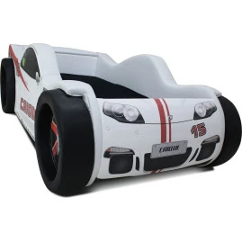 Mini Cama Balla com rodas embutidas - cor branca