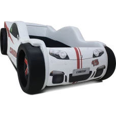 Mini Cama Balla com rodas embutidas - cor branca